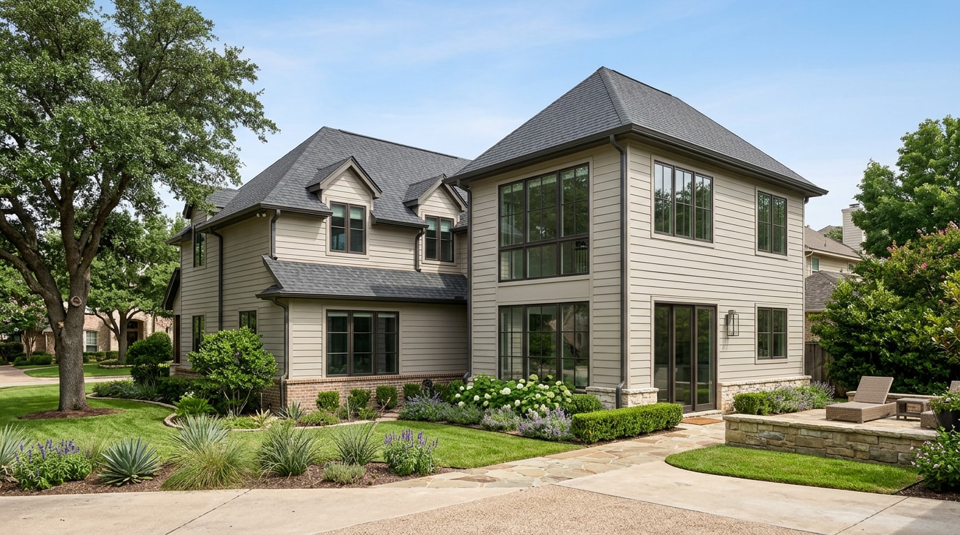 Finished luxury second-story home addition on a Frisco, TX house